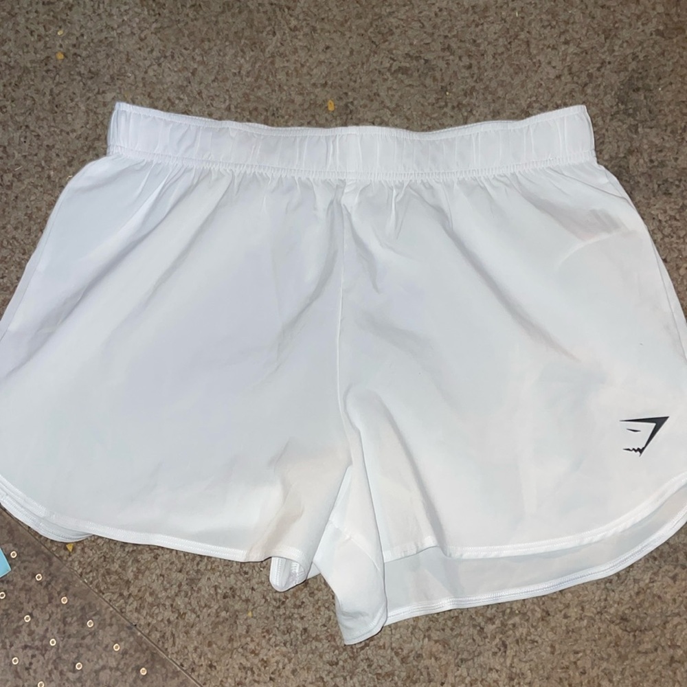 Gymshark white shorts size M